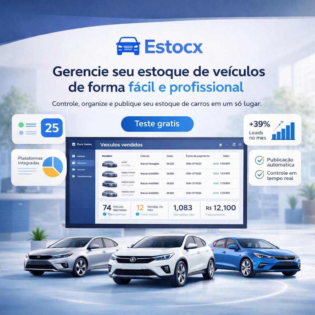 Dashboard de gestão de veículos